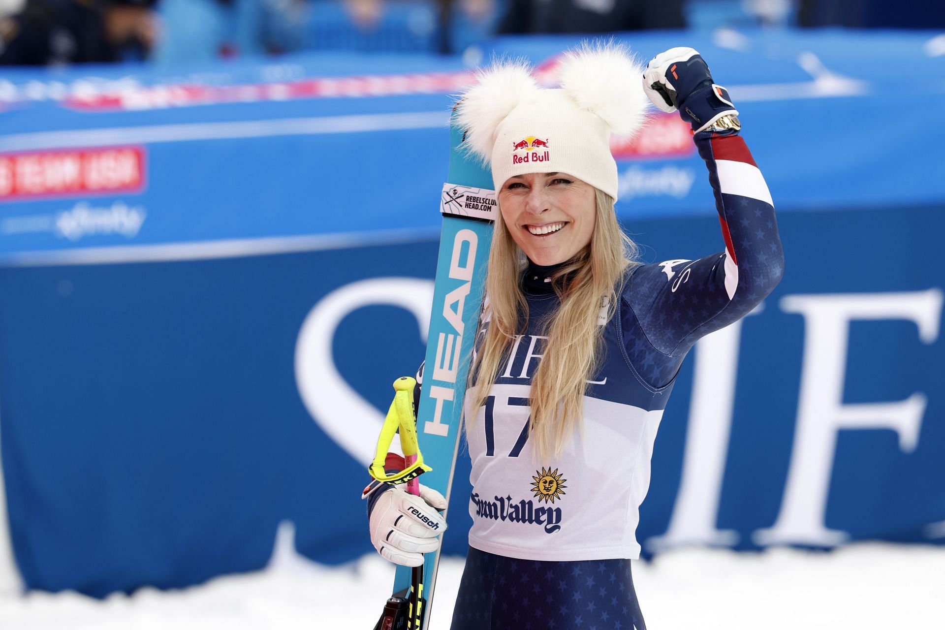 Lindsey Vonn at the Audi FIS Alpine Ski World Cup - Men's and Women's Super G - Source: Getty